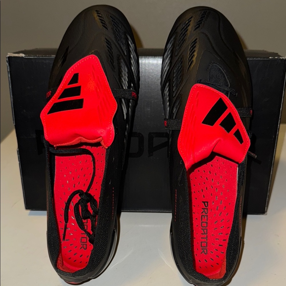Adidas Black and Red Athletic Shoes for Optimal Performance